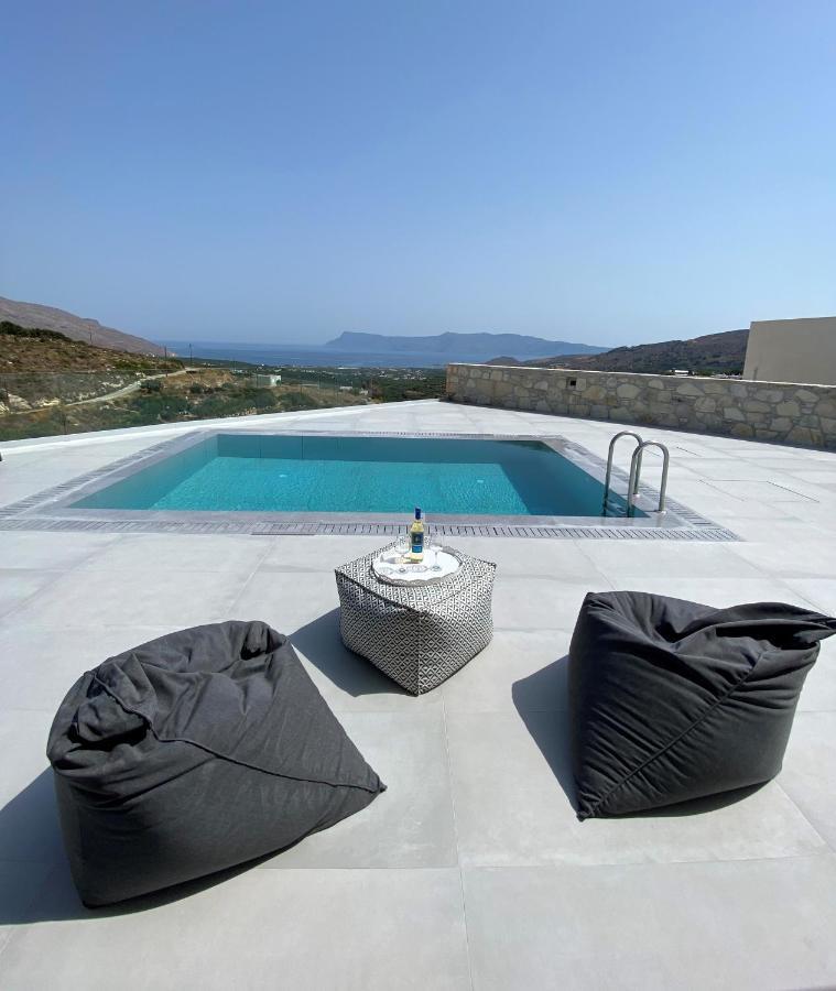 Luxurious Villa Cretan Aura With Private Heated Pool, Jacuzzi And Playroom Agios Ioannis  ภายนอก รูปภาพ