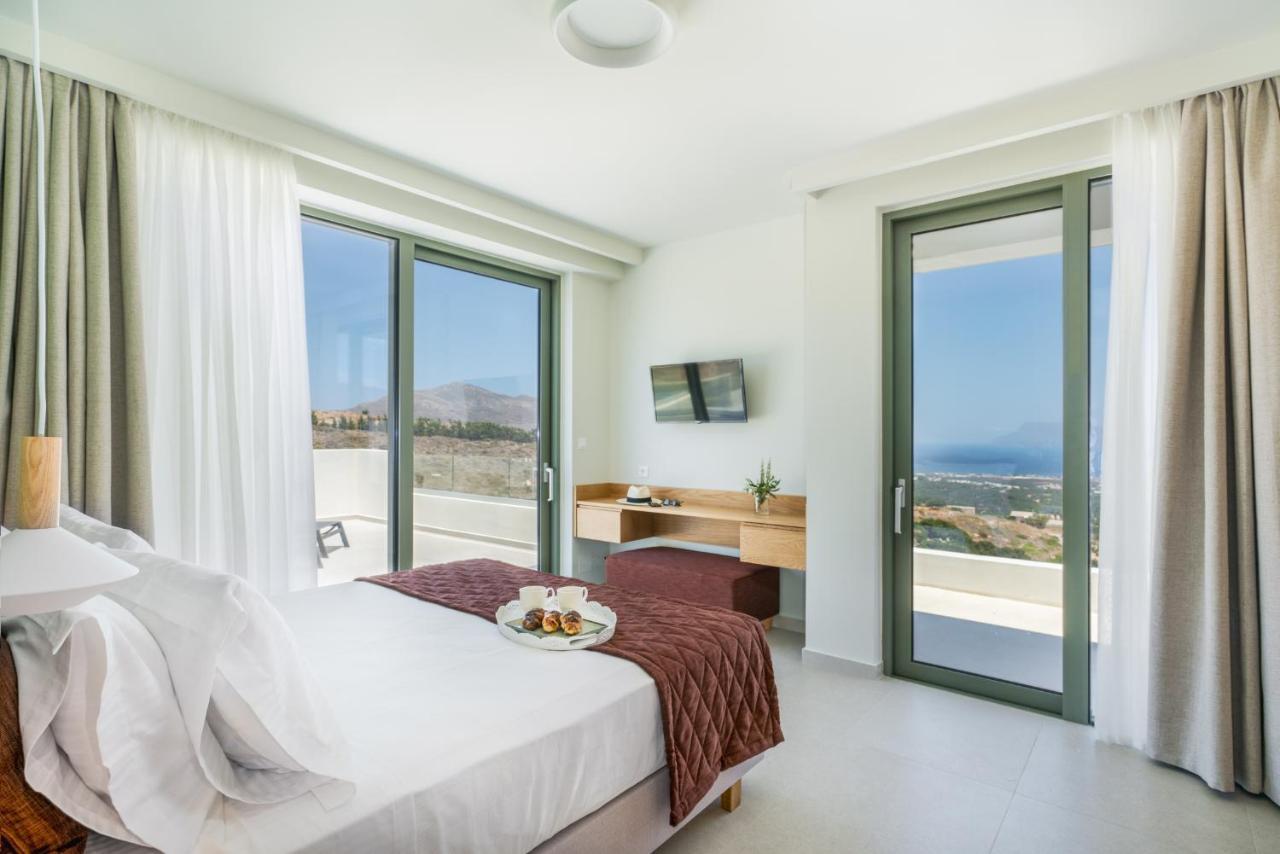 Luxurious Villa Cretan Aura With Private Heated Pool, Jacuzzi And Playroom Agios Ioannis  ภายนอก รูปภาพ