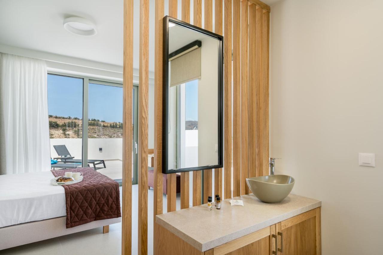 Luxurious Villa Cretan Aura With Private Heated Pool, Jacuzzi And Playroom Agios Ioannis  ภายนอก รูปภาพ