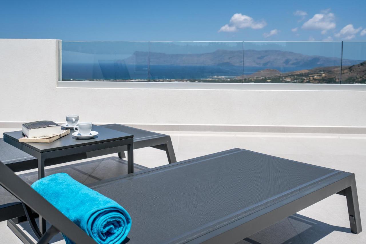 Luxurious Villa Cretan Aura With Private Heated Pool, Jacuzzi And Playroom Agios Ioannis  ภายนอก รูปภาพ